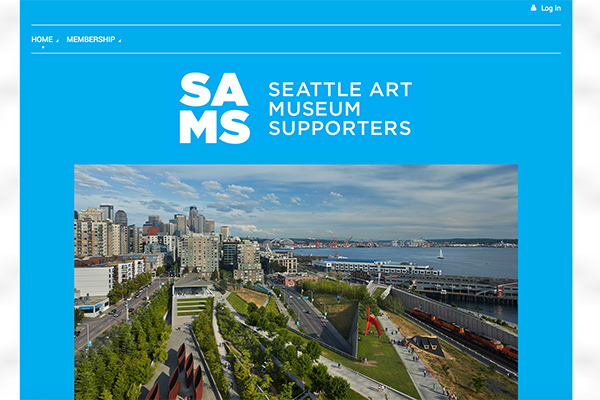 Seattle Art Museum Supporters website