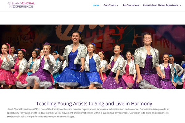 Island Choral Experience website